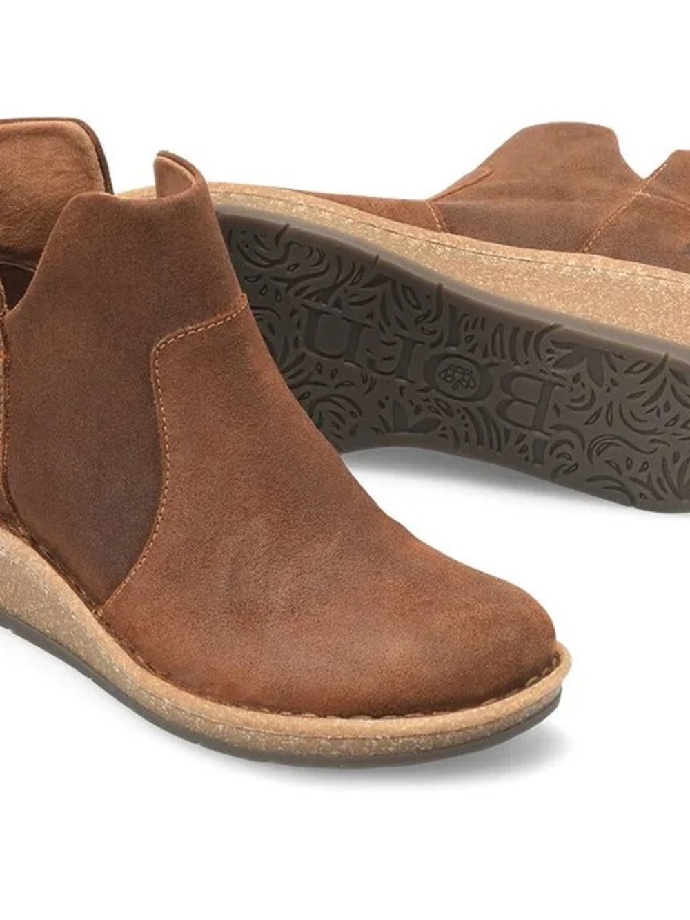 Born Vic Brown Glazed Ginger Boots Women’s Size 6.5M